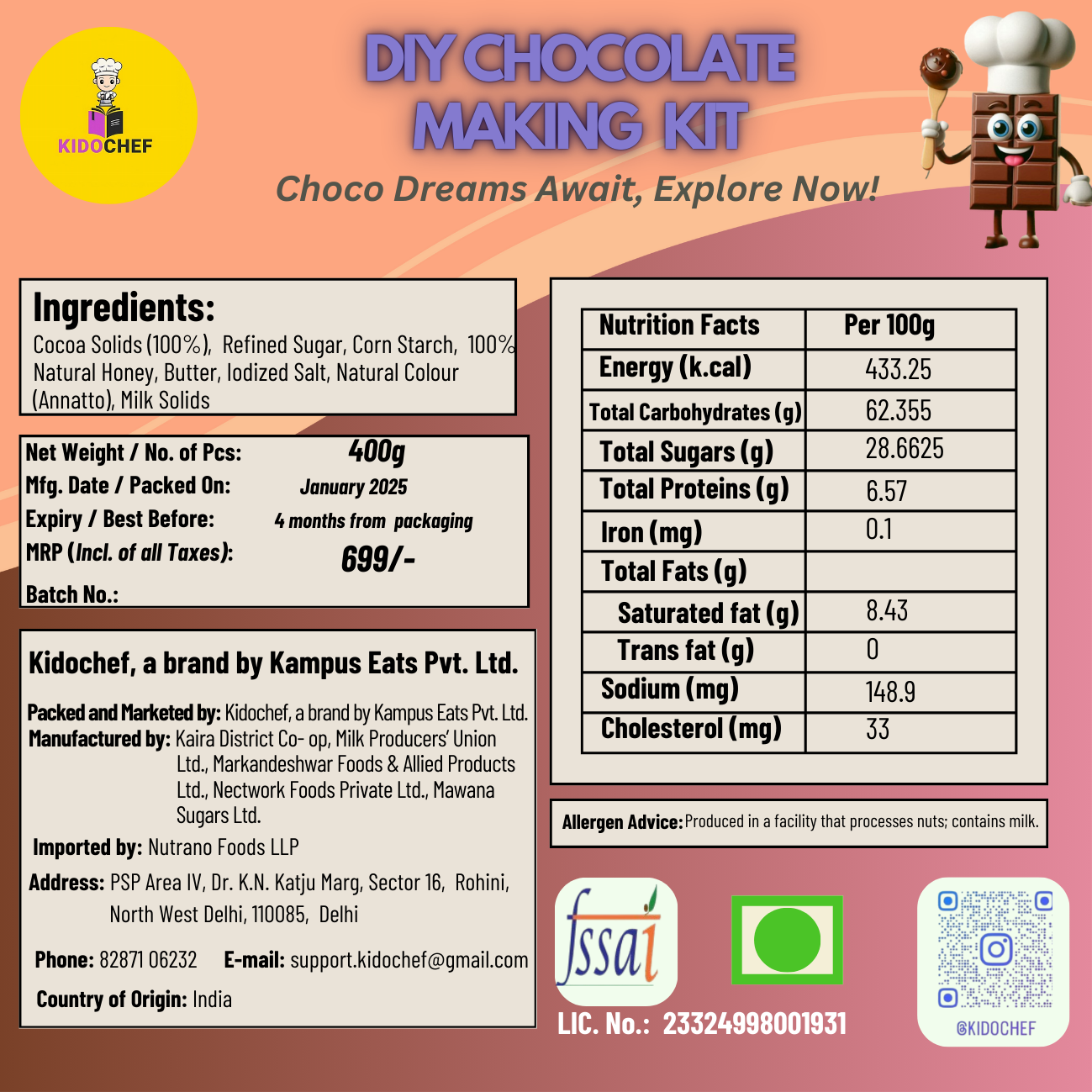 DIY | Chocolate making kit